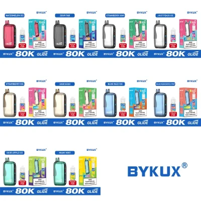 BYKUX GLIDE 80K Puffs 5% Nicotine Replaceable Vape Kit